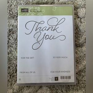 ✨2/$15✨ Stampin’ Up | So Very Much Stamp Set